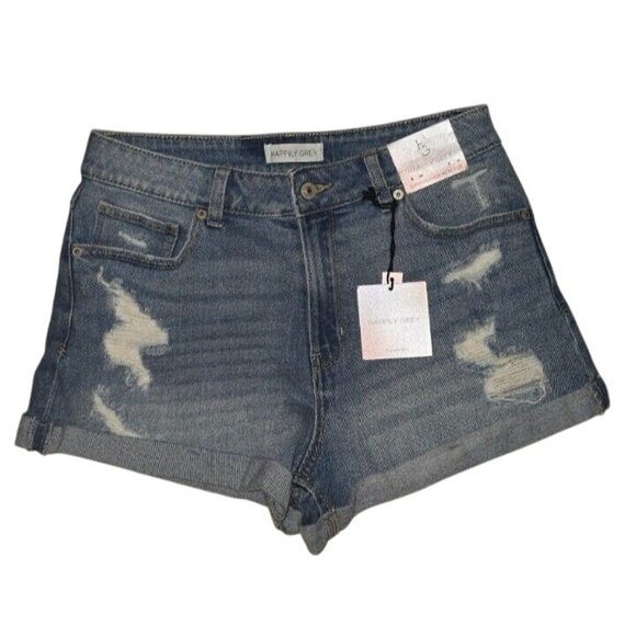 Happily Grey super high rise mom Bermuda - Picture 1 of 6